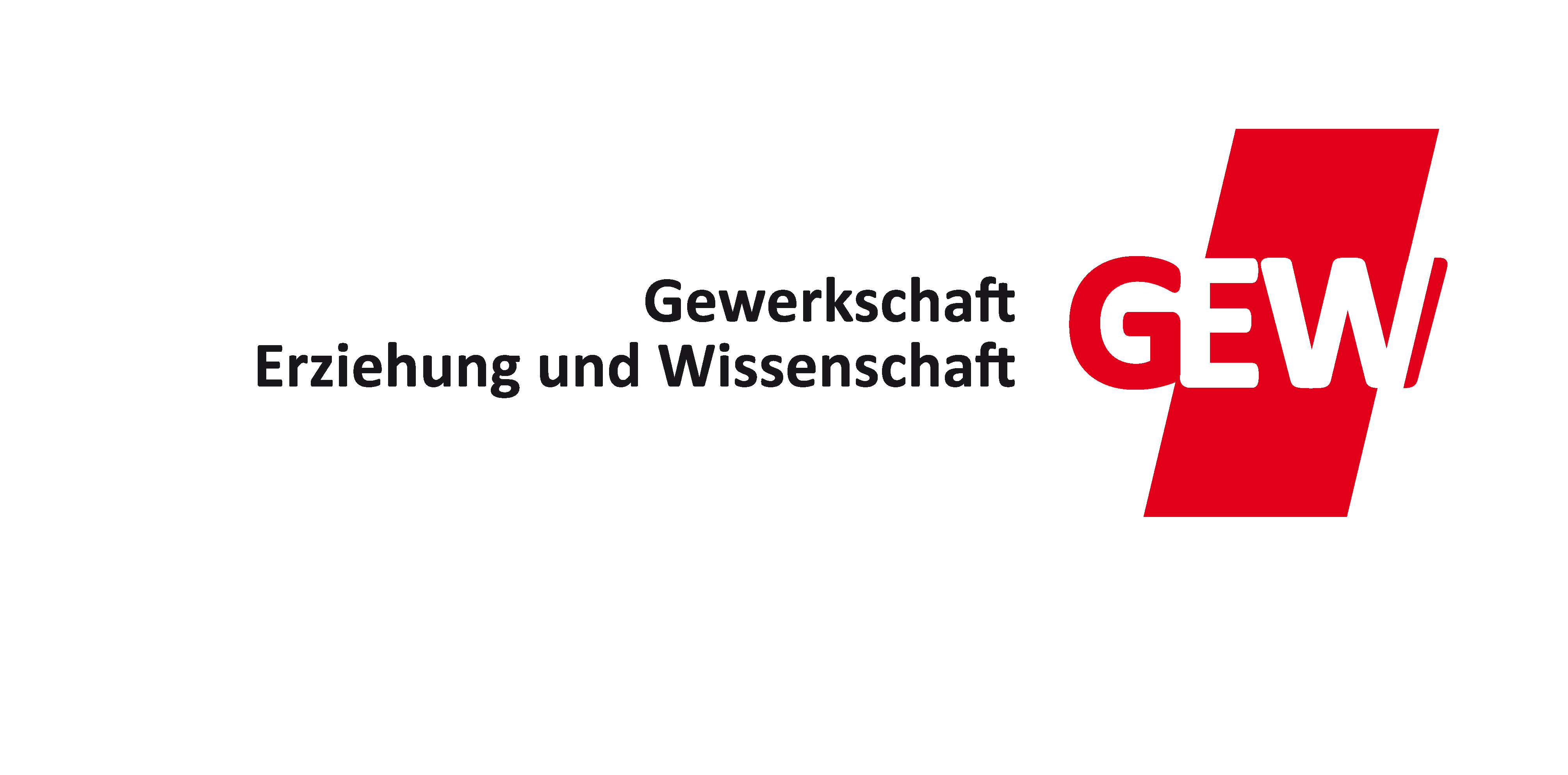 GEW Logo RGB Schriftzug standard