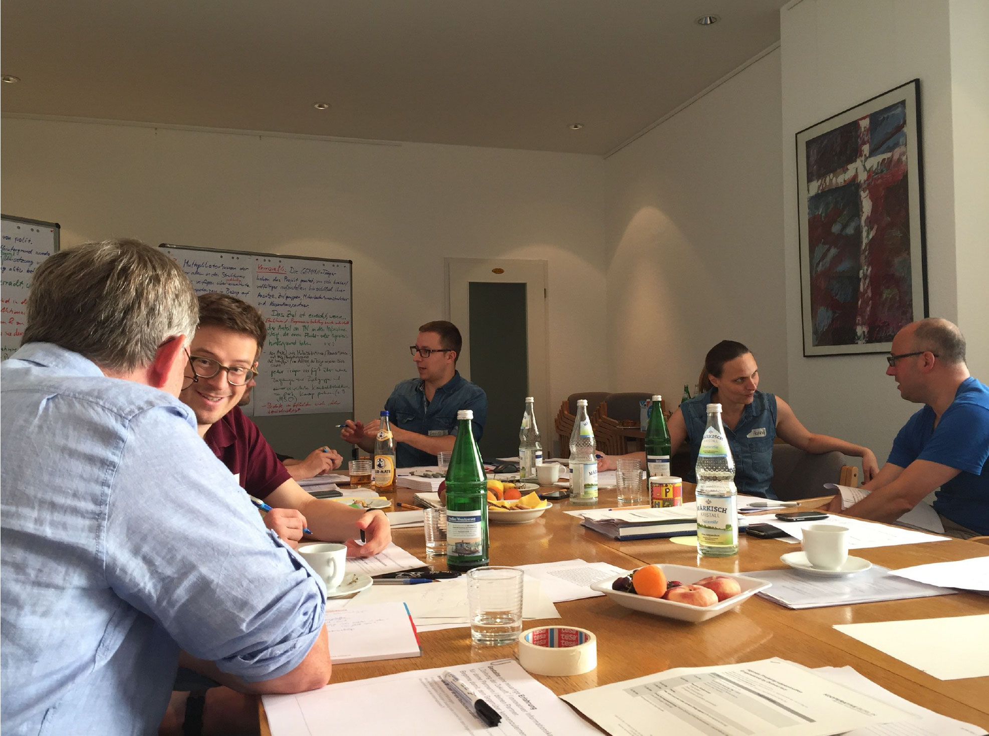 Fotoprotokoll Projektgruppentreffen EbD 28.06