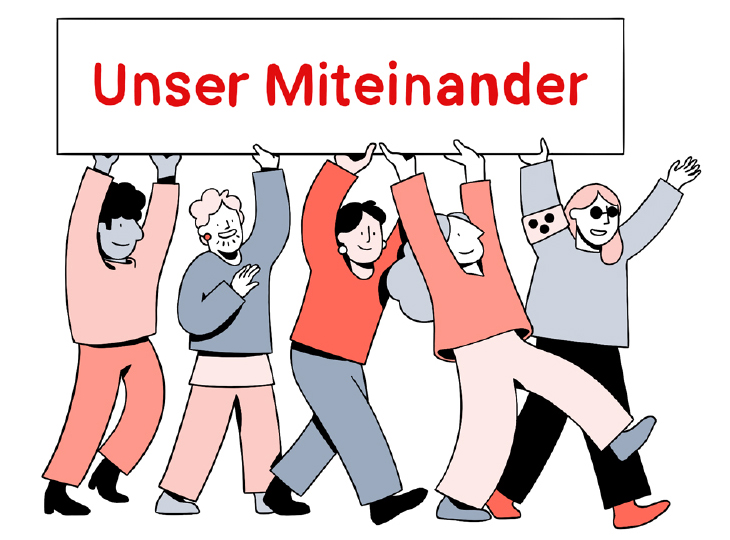 Illustration: Unser Miteinander