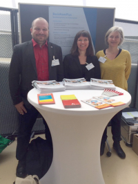 Projekt BasisKomPlus: Raul Vitzthum (AL in Bayern), Anke Frey (BAK AL), Maike Merten (AL Hamburg)